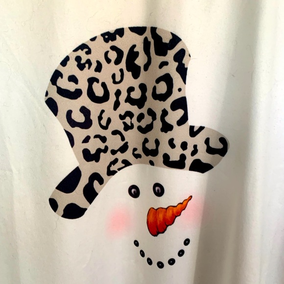 Snowman Print Jersey *NEW* Size XL - Picture 6 of 10